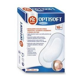 Pic Optisoft Comfort  Medicazione Oculare Adesiva Sterile 95x65mm 10 pezzi Pic Optisoft Comfort  Medicazione Oculare Adesiva Sterile 95x65mm 10 pezzi