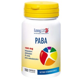 LongLife Paba 100 Integratore 100 Compresse LongLife Paba 100 Integratore 100 Compresse
