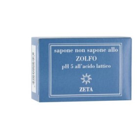 Zeta Sapone Non Sapone Detergente Allo Zolfo pH5 All'Acido Lattico 100 g Zeta Sapone Non Sapone Detergente Allo Zolfo pH5 All'Acido Lattico 100 g