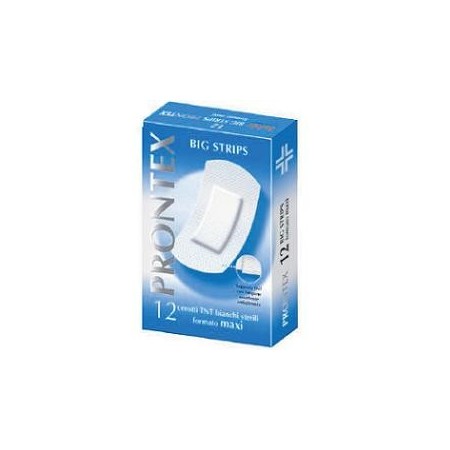 Safety Prontex Cerotto Big Strips Formato Maxi 12 Pezzi