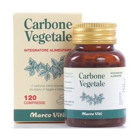 Marco Viti Carbone Vegetale Integratore Intestinale 40 Compresse