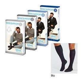 Gloria Med Man'Support 15 Gambaletto In Cotone Taglia 4 Colore Blu 1 Paio Gloria Med Man'Support 15 Gambaletto In Cotone Taglia 4 Colore Blu 1 Paio