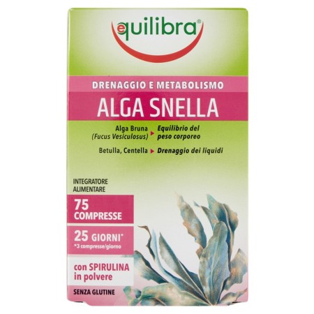 Equilibra Alga Snella Integratore per la Silhouette 75 Compresse