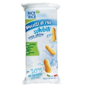 Rice&Rice Biscotti Di Riso Solubili Senza Glutine 120 g Rice&Rice Biscotti Di Riso Solubili Senza Glutine 120 g