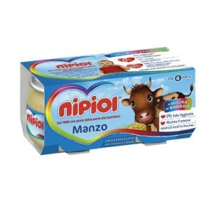 Nipiol Omogeneizzato Manzo 2 vasetti da 80 g Nipiol Omogeneizzato Manzo 2 vasetti da 80 g