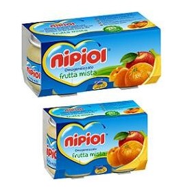 Nipiol Omogeneizzato Frutta Mista 2 vasetti da 80 g Nipiol Omogeneizzato Frutta Mista 2 vasetti da 80 g