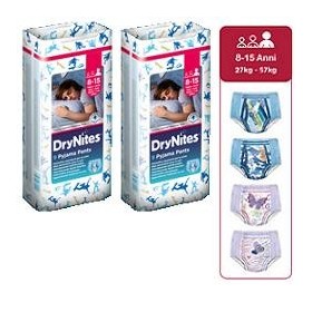 Huggies Drynites Mutandine Assorbenti Ragazze 8-15 Anni 9 Pezzi Huggies Drynites Mutandine Assorbenti Ragazze 8-15 Anni 9 Pezzi