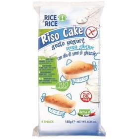 Rice&Rice Rico Cake Yogurt Merendine Senza Glutine 4x45 g Rice&Rice Rico Cake Yogurt Merendine Senza Glutine 4x45 g