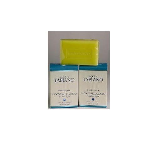 Aqua Di Tabiano Sapone Zolfo Detergente Pelle Grassa 100 g