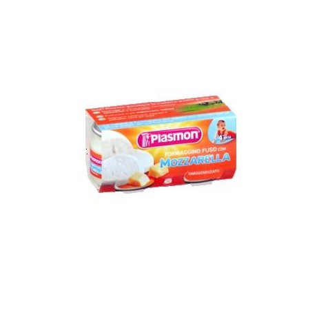 Plasmon Omogeneizzato Formaggino Fuso Con Mozzarella 2x80 g  4m