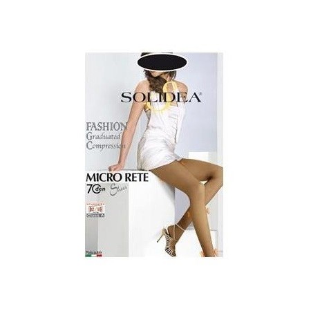 Solidea Micro Rete 70 DEN Collant Compressivo Colore Sabbia Taglia 2 M