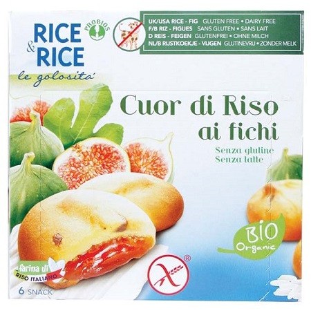 Rice&Rice Cuor Di Riso Ai Fichi Senza Glutine 6x33 g