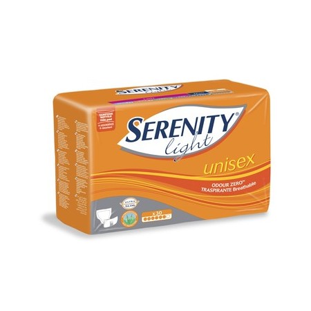 Serenity Light Unisex Pannolone Incontinenza Lieve E Moderata 30 Pezzi