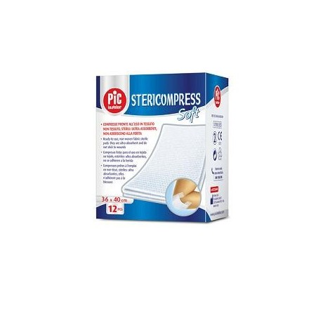Pic Stericompress Soft Tessuto Non Tessuto 10x10 cm 6 Garze