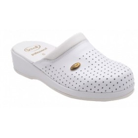 Dr. Scholl Clog Back Guard Pelle Bianco n°45 Dr. Scholl Clog Back Guard Pelle Bianco n°45