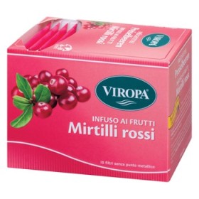 Viropa Mirtilli Rossi Infuso Ai Frutti 15 Bustine Con Filtro Viropa Mirtilli Rossi Infuso Ai Frutti 15 Bustine Con Filtro
