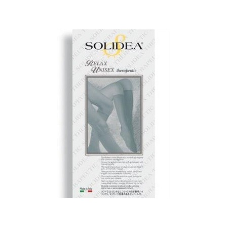 Solidea Relax Unisex Class 1 Gambaletto Compressivo Punta Chiusa Colore Nature Taglia M