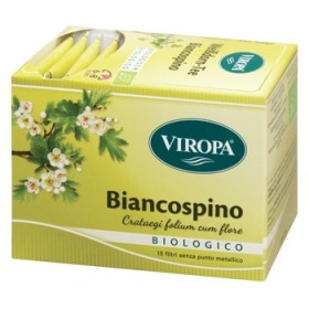 Viropa Biancospino Infuso Biologico 15 Bustine Con Filtro Viropa Biancospino Infuso Biologico 15 Bustine Con Filtro