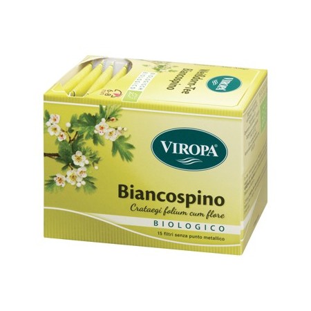 Viropa Biancospino Infuso Biologico 15 Bustine Con Filtro