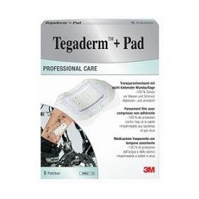 Tegaderm   Pad Cerotto con Tampone 9x15 cm 5 Pezzi Tegaderm   Pad Cerotto con Tampone 9x15 cm 5 Pezzi