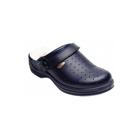 Dr. Scholl New Clog Bonus Fori Pelle Blue Navy n°38