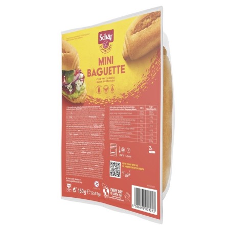 Schar Mini Baguette Precotte Senza Glutine 2x50 g