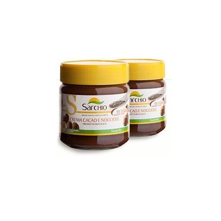 Sarchio Crema Cacao e Nocciole Bio Senza Latte Aggiunto 200 g