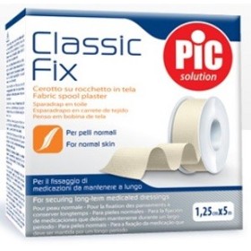 Pic Fix Cerotto su Rocchetto Tela Bianca TNT 1,25 cm x 5 m Pic Fix Cerotto su Rocchetto Tela Bianca TNT 1,25 cm x 5 m