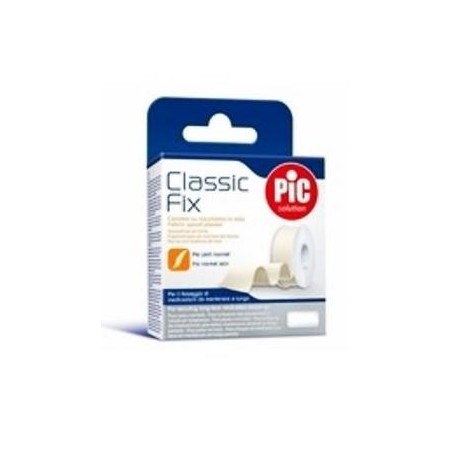 Pic Classic Fix Cerotto su Rocchetto Tela Bianco 5 cm x 5 m Fustella