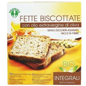 Probios Fette Biscottate Integrali Senza Zucchero 270 g Probios Fette Biscottate Integrali Senza Zucchero 270 g