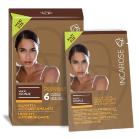 Incarose Maxi Bronze Salviette Autoabbronzanti 6 pezzi Incarose Maxi Bronze Salviette Autoabbronzanti 6 pezzi