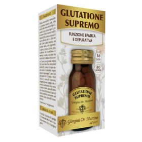 Dr. Giorgini Glutatione Supremo Integratore Funzionalità Epatica e Depurativa 80 Pastiglie Dr. Giorgini Glutatione Supremo Integratore Funzionalità Epatica e Depurativa 80 Pastiglie