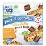 Rice&Rice Snack Al Cioccolato Biologico Senza Glutine Senza Latte 6x21 g