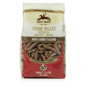 Alce Nero Penne Rigate Integrali di Farro Biologiche 500 g Alce Nero Penne Rigate Integrali di Farro Biologiche 500 g