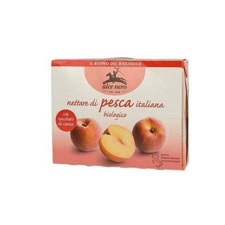 Alce Nero Nettare di Pesca Biologico 3x200 ml
