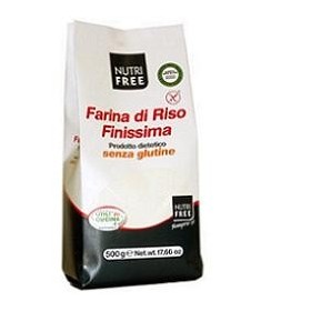 Nutri Free Farina Di Riso Finissima Senza Glutine 500 g Nutri Free Farina Di Riso Finissima Senza Glutine 500 g