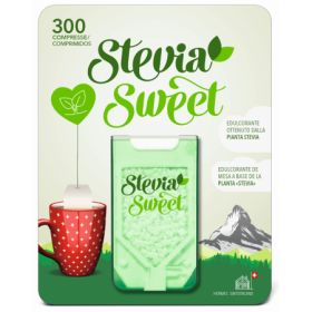 Hermesetas Stevia Sweet Dolcificante Acalorico 300 Compresse Hermesetas Stevia Sweet Dolcificante Acalorico 300 Compresse