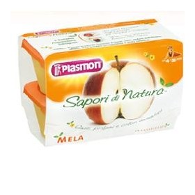 Plasmon Omogeneizzati Di Frutta Sapori Di Natura Alla Mela 4x100 g  4m Plasmon Omogeneizzati Di Frutta Sapori Di Natura Alla Mela 4x100 g  4m