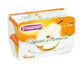 Plasmon Omogeneizzati Di Frutta Sapori Di Natura Alla Pera 4x100 g  4m Plasmon Omogeneizzati Di Frutta Sapori Di Natura Alla Pera 4x100 g  4m