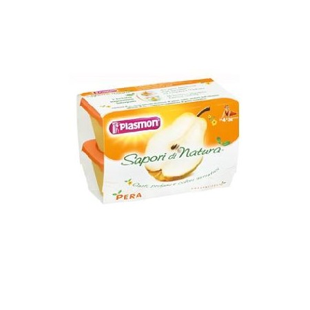 Plasmon Omogeneizzati Di Frutta Sapori Di Natura Alla Pera 4x100 g  4m