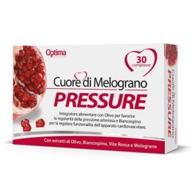 Optima Cuore Di Melograno Pressure Integratore Per il Cuore 30 Compresse Optima Cuore Di Melograno Pressure Integratore Per il Cuore 30 Compresse