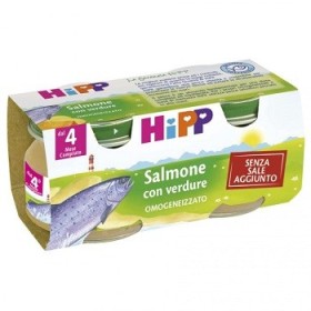Hipp Biologico Omogeneizzato Salmone 2 x 80 g Hipp Biologico Omogeneizzato Salmone 2 x 80 g