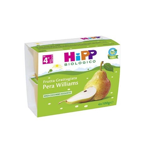Hipp Biologico Merenda Pera 4x100 g
