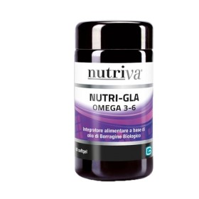 Nutriva Nutri-gla Integratore Omega 3-6 60 Capsule Nutriva Nutri-gla Integratore Omega 3-6 60 Capsule