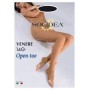 Solidea Venere Open Toe 140 DEN Collant Compressivo Punta Aperta Infradito Colore Nero Taglia 3 ML