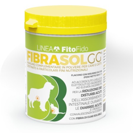 Trebifarma Fibrasol GG Integratore Fibre Vegetali Cani E Gatti 100 g