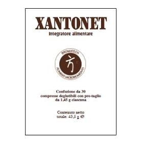 Xantonet Integratore Transito Intestinale 30 Compresse Xantonet Integratore Transito Intestinale 30 Compresse