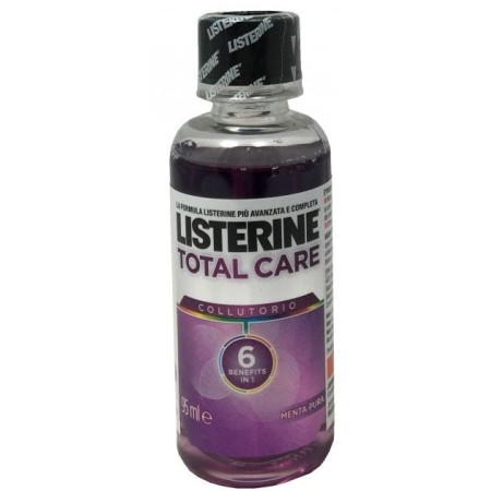 Listerine Total Care Collutorio alla Menta Antiplacca e Antibatterico 95 ml