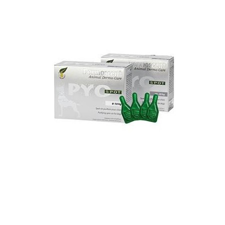 Dermoscent PYOspot Trattamento Anti Dermatite Per Cane da 0 a 10 kg 4 Pipette
