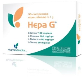 Hepa G Integratore Per la Funzionalità Epatica 30 Compresse Hepa G Integratore Per la Funzionalità Epatica 30 Compresse